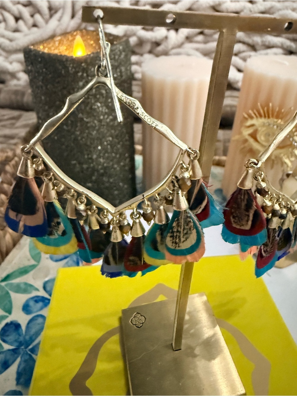 Kendra Scott Raven Drop Earrings - Picture 5 of 6